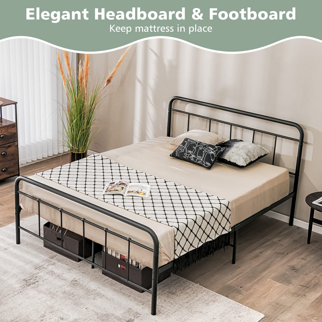 Giantex Queen/Full Size Metal Bed Frame