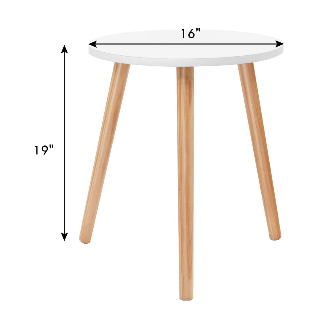 Giantex Round Coffee End Table