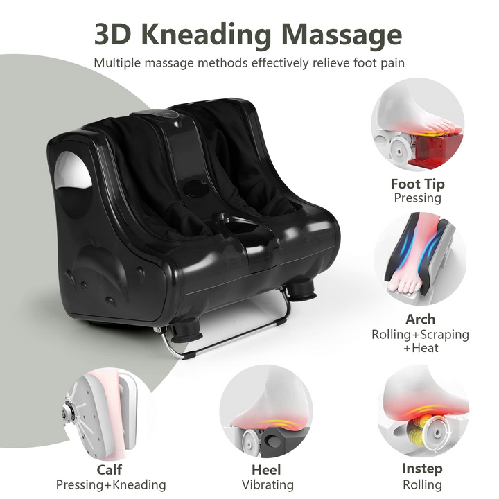 Giantex Electric Foot and Calf Massager - Shiatsu Foot Massager Calf Massager