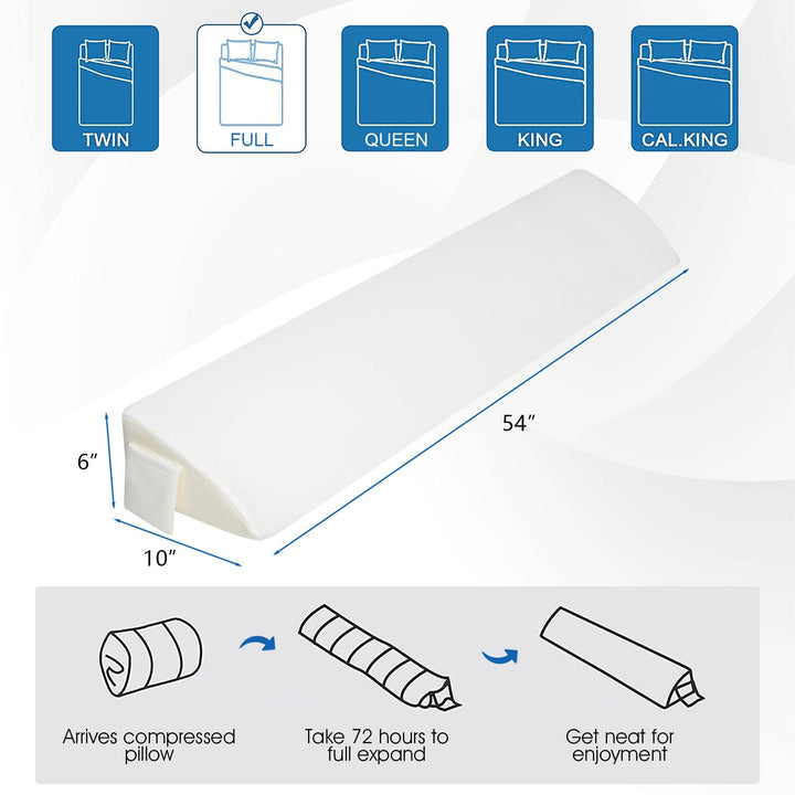 Bed Wedge Pillow Stopper - Giantex
