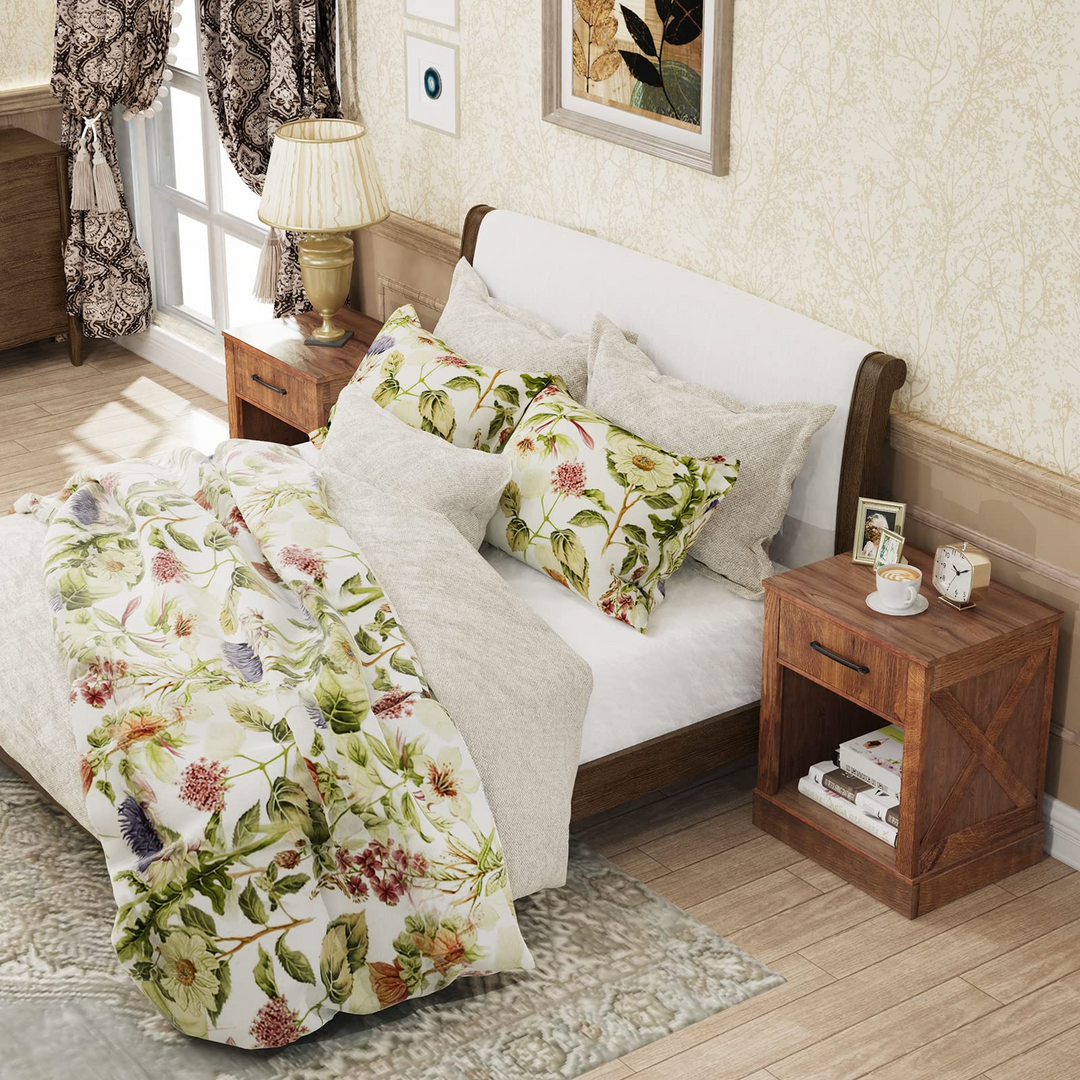 Wooden Sofa Side Table for Bedroom Office Study