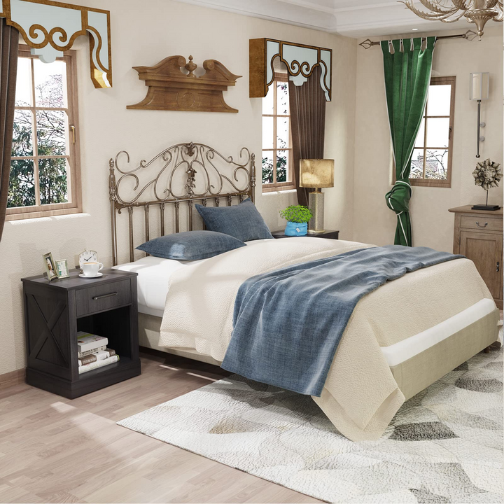 Wooden Sofa Side Table for Bedroom Office Study