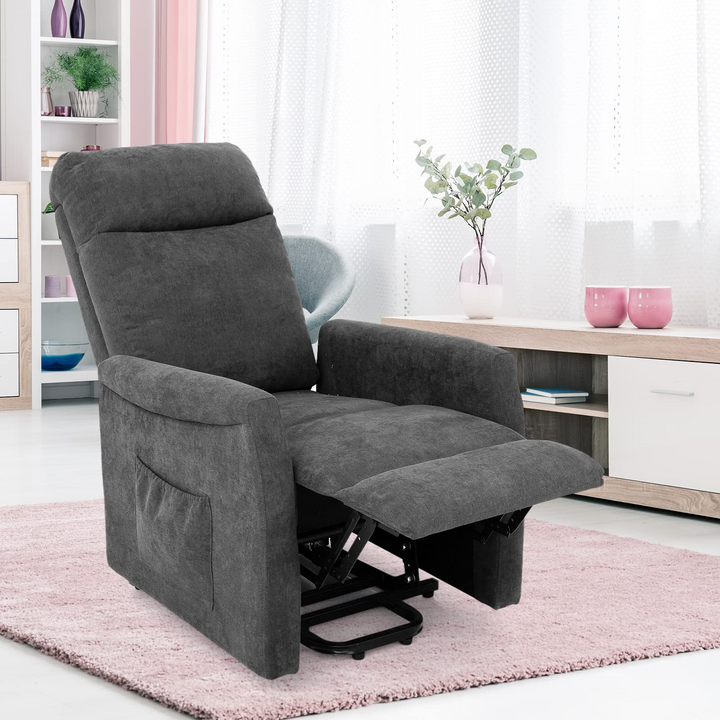 Giantex Power Lift Recliner Chair for Elderly, Ergonomic Lounge Chair