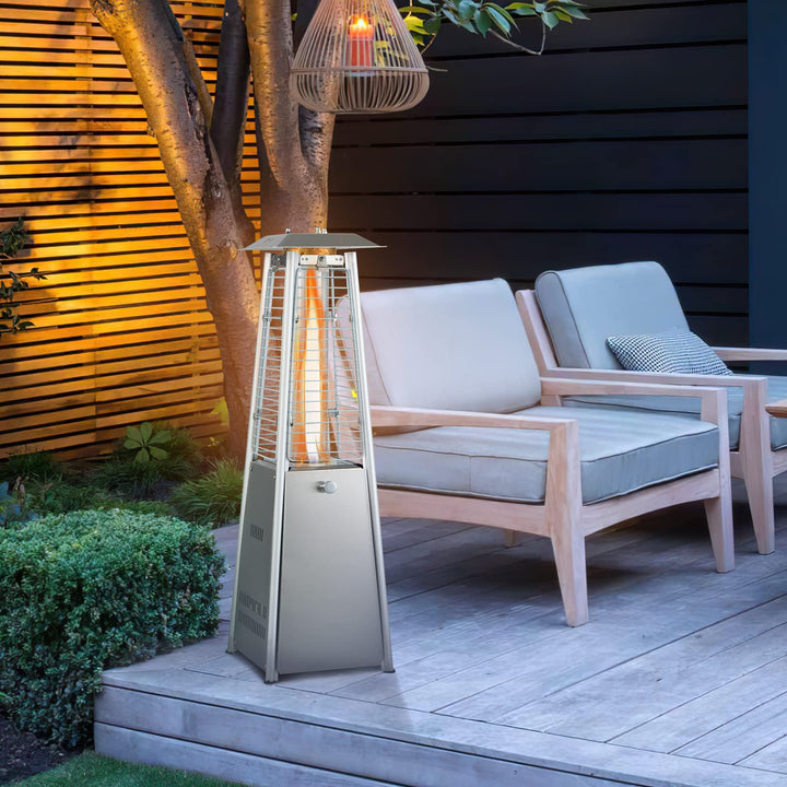 Giantex Outdoor Heaters for Patio - 35" Outside Portable Tabletop Patio Heater, 9500 BTU
