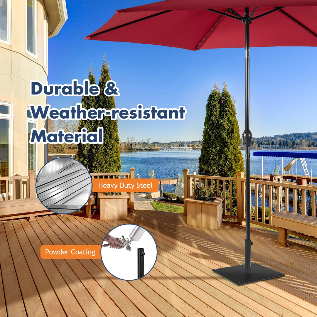 Giantex 35lbs Patio Umbrella Base, Suitable for 1.6&