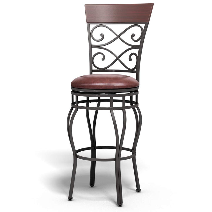 Giantex Bar Stools Set of 2, 360 Degree Swivel, 30" Counter Height Bar Stools