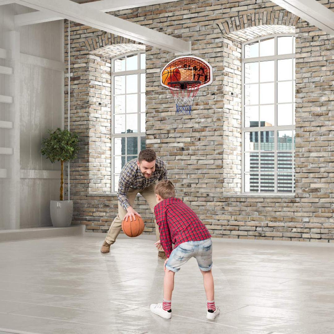 Giantex Basketball Hoop for Door, 29 X 20 Inch Hanging Basketball Board Family Games