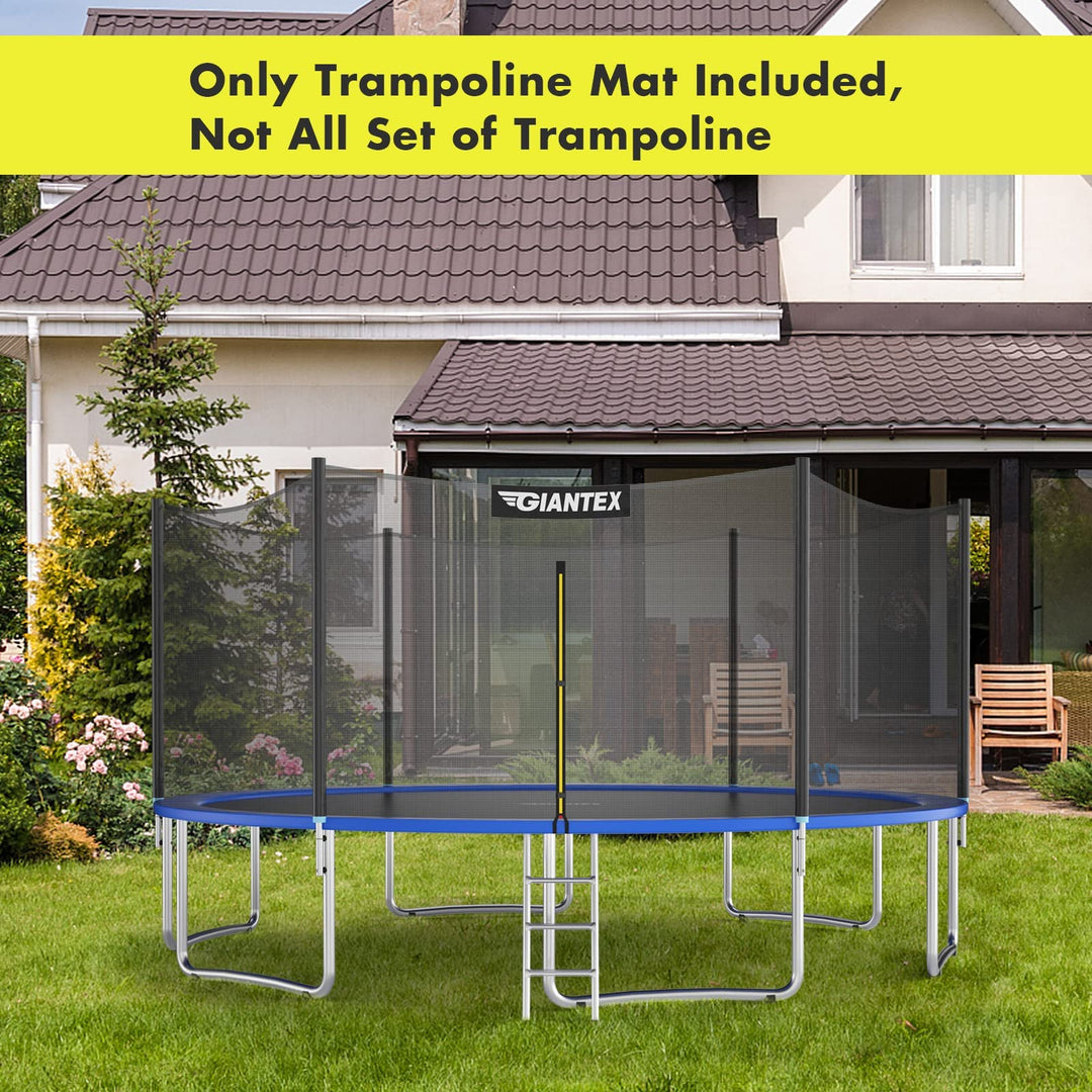 Replacement Trampoline Mat, High-Elastic PP Weather-Resistant Mat Fits 8 10 12 14 16ft Round Frame