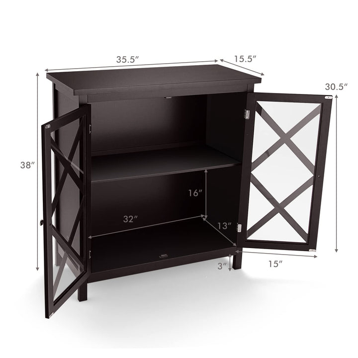 Giantex Buffet Cabinet with Storage, Kitchen Sideboard