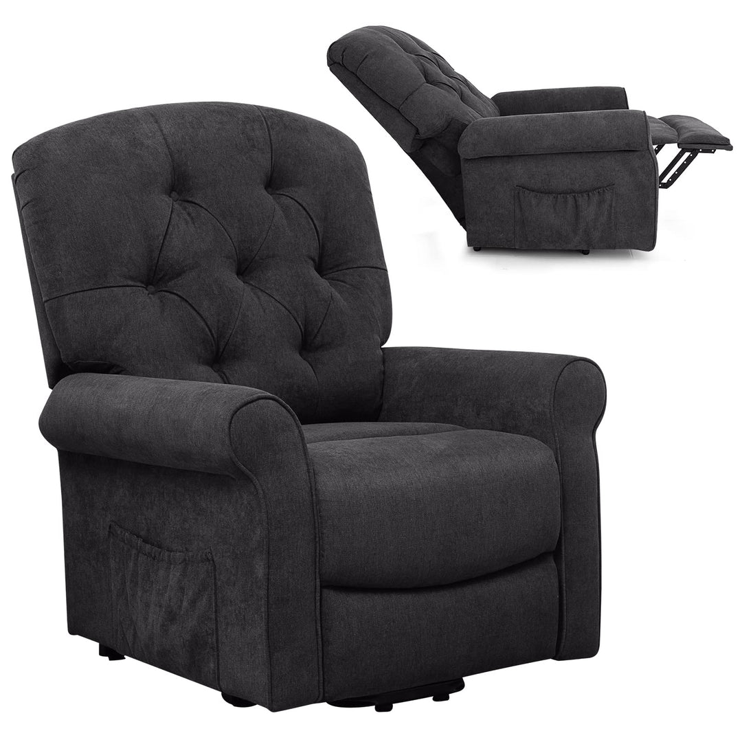 Giantex Power Lift Chair Electric Recliner for Elderly, Adjustable Backrest Footrest