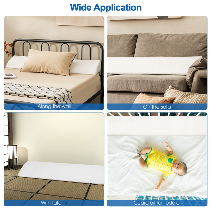 Bed Wedge Pillow Stopper - Giantex