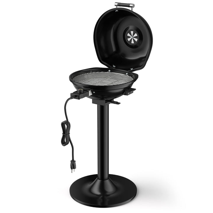Giantex 1600W Portable Electric BBQ Grill with Removable Non-Stick Rack