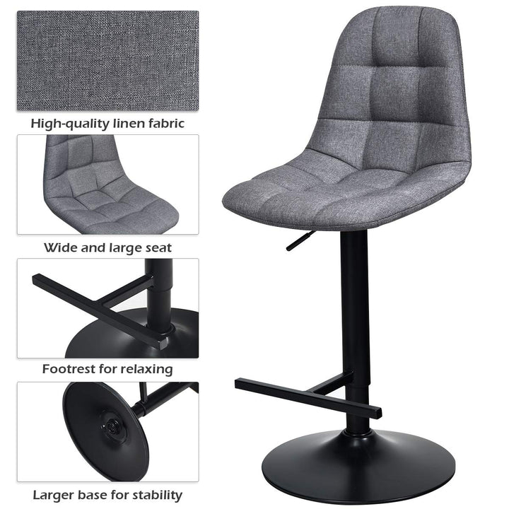 Armless Counter Height Chairs for Kitchen Dining Living Bistro Pub
