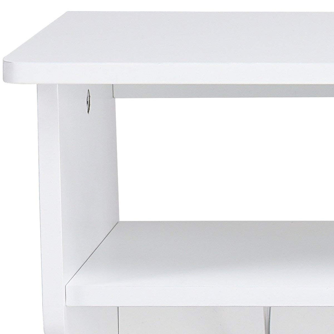 Giantex Hanging Shelf with Hooks Wall Mount Cubby Organizer with 4 Dual Hooks and Storage for Entryway
