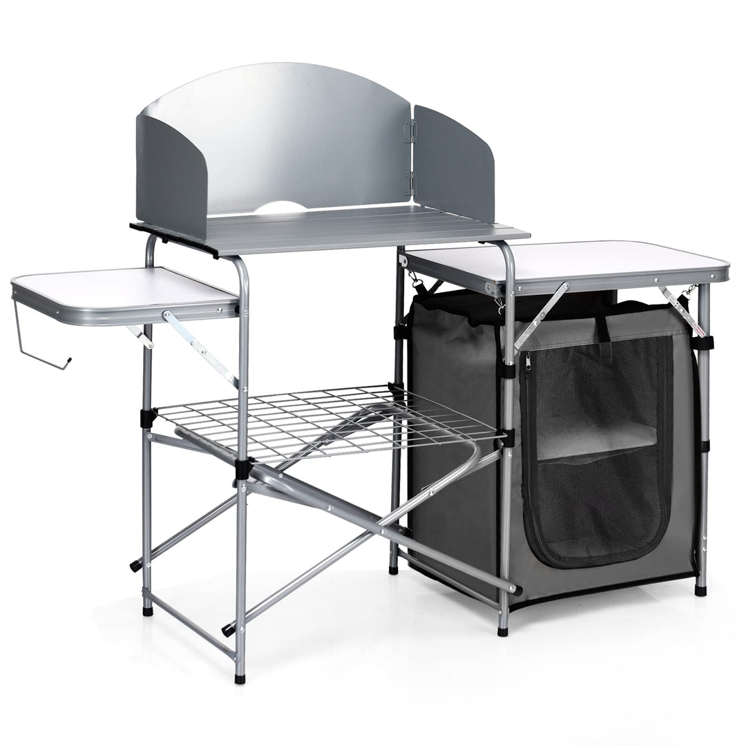Giantex Folding Grill Table with 26&