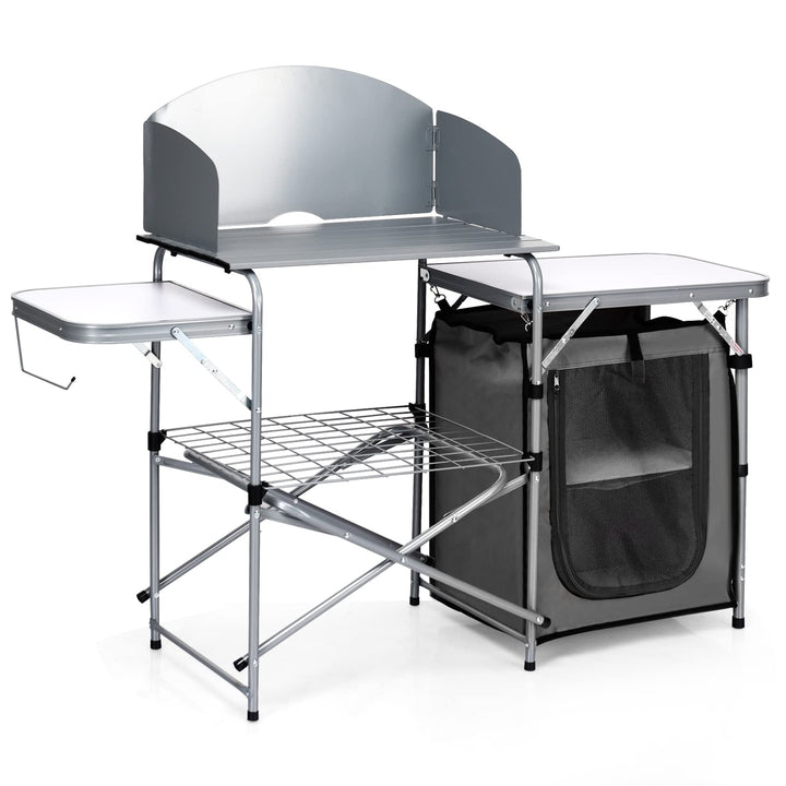 Giantex Folding Grill Table with 26&