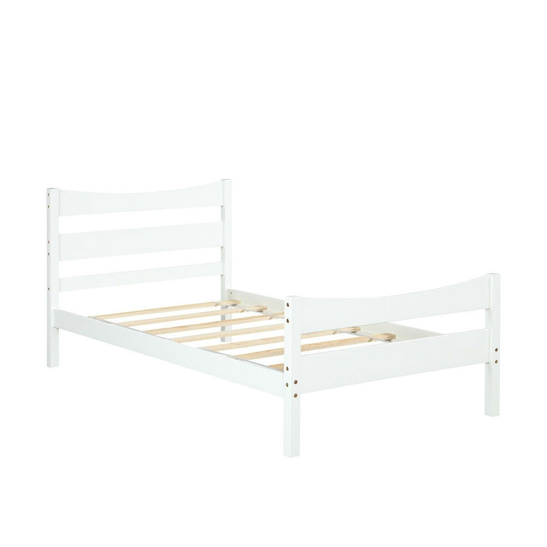 Available Under-bed Storage Twin Size Foundation Slat Support Platform Bed Frame